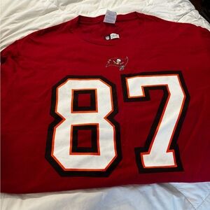 NFL Buccaneers Team Apparel Red Jersey